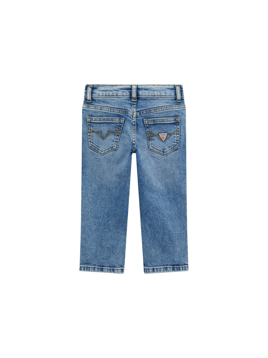 Jeans Guess effetto used con dettagli strappati N5YA00D5QY0 MMRB Guess 