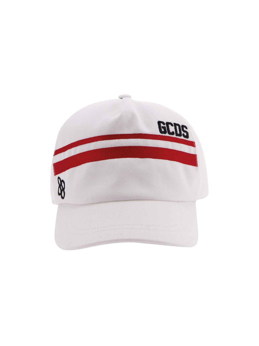 Cappello bianco con visiera DMX00JLOA04 BIA GCDS 
