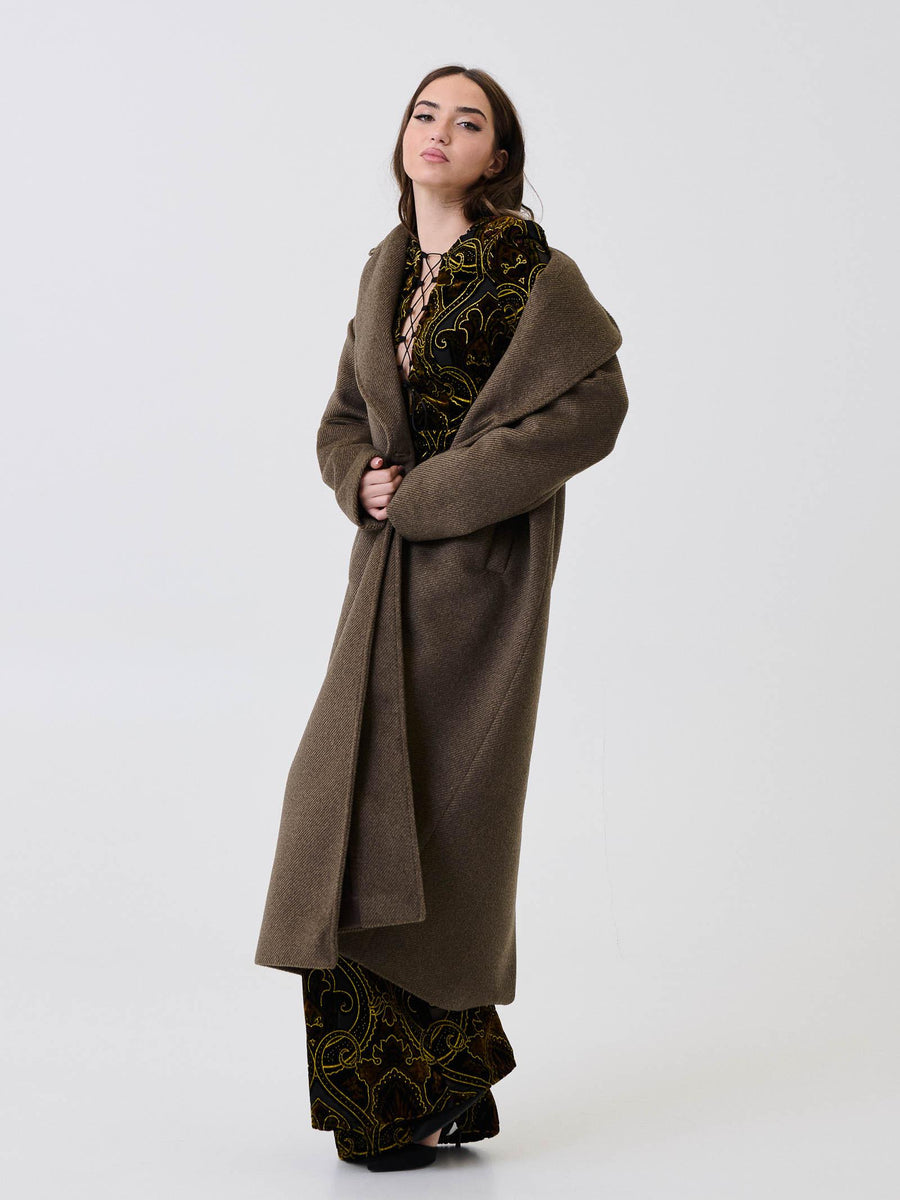 Cappotto "Lady" Bohemian Vì marrone SDBO5012 BROWN Bohemian V 