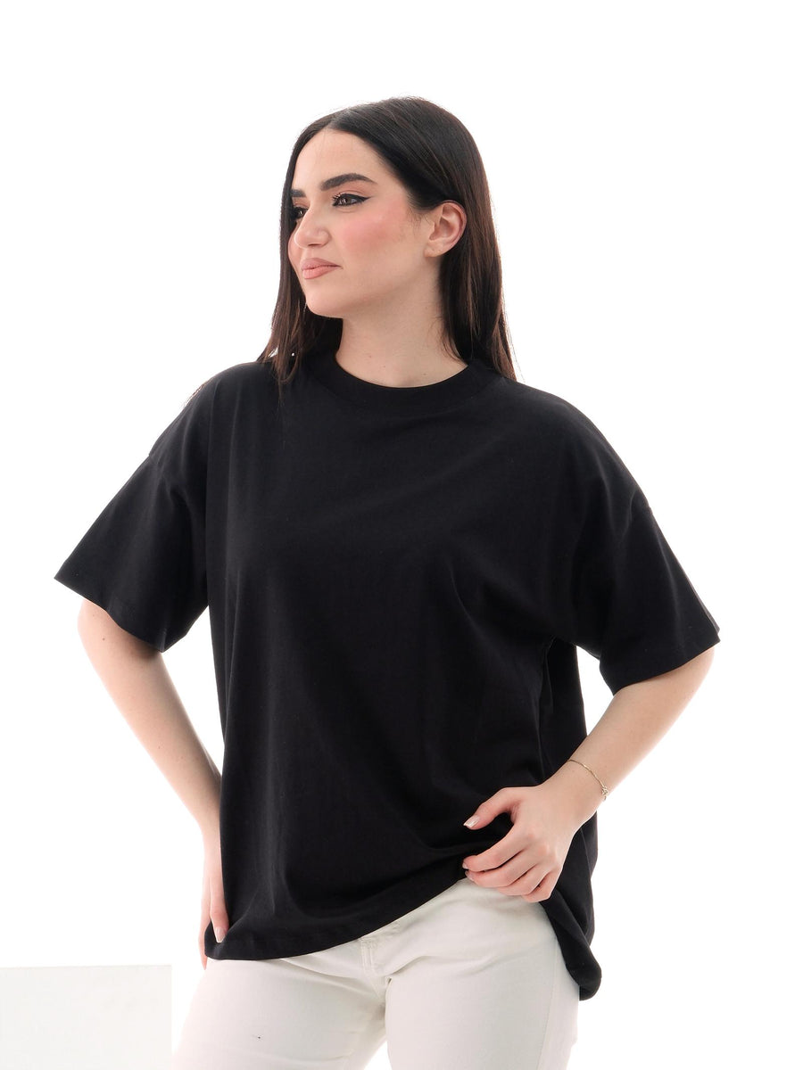 T-Shirt oversize Vicolo nera UD0059 NE Vicolo 
