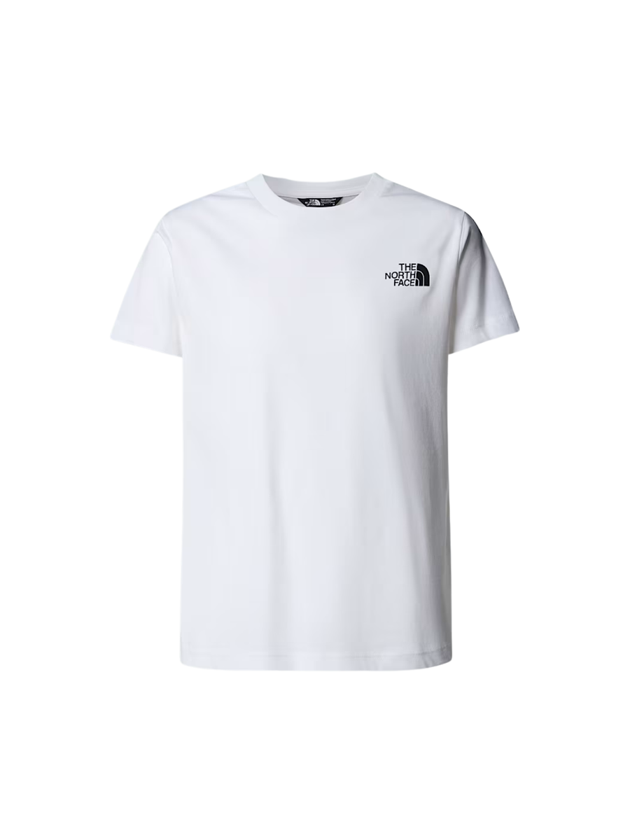 T-Shirt "Box NSE" The North Face bianca con maxi logo posteriore NF0A8EFN FN41 The North Face 