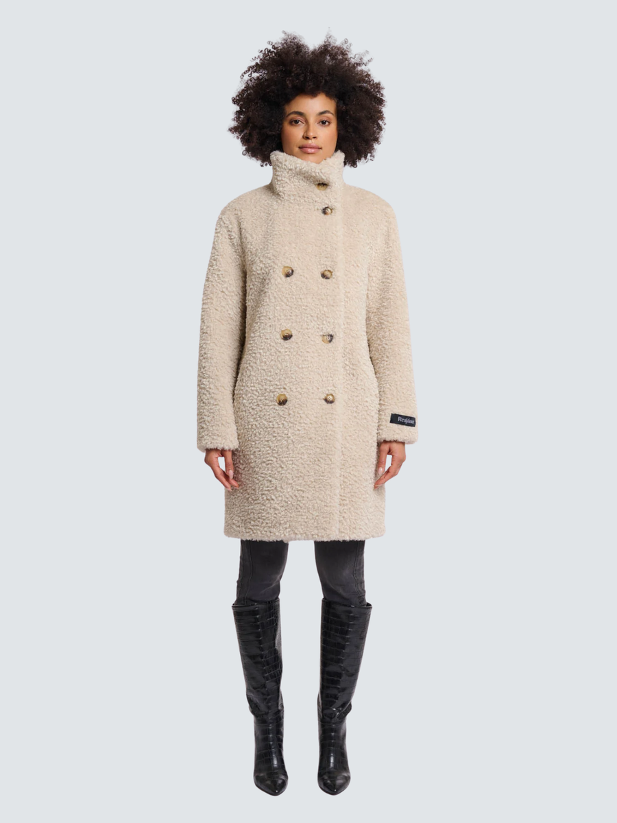 Cappotto "Ena coat" Rino & Pelle beige Ena.7002512 Birch Rino & Pelle 