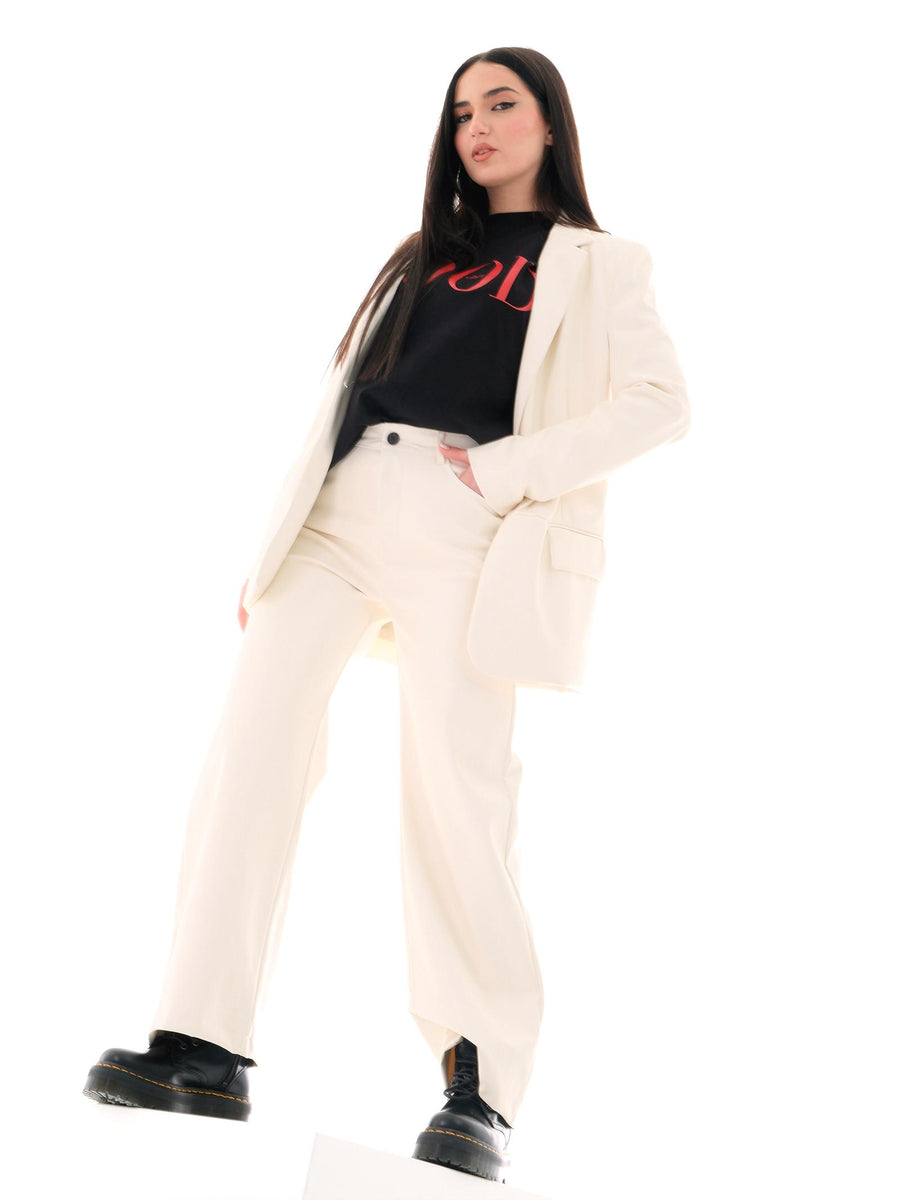 Giacca monopetto Vicolo burro in ecopelle TD0250 BURRO Vicolo 