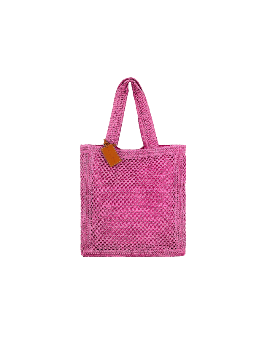 Borsa mare crochet Me Fui fucsia MA25-A076 PK Me Fui 
