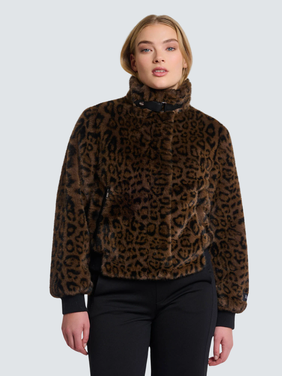 Giubbino in ecopelliccia "Ambra" Rino & Pelle leopardato Ambra.7012511 Leopard Rino & Pelle 