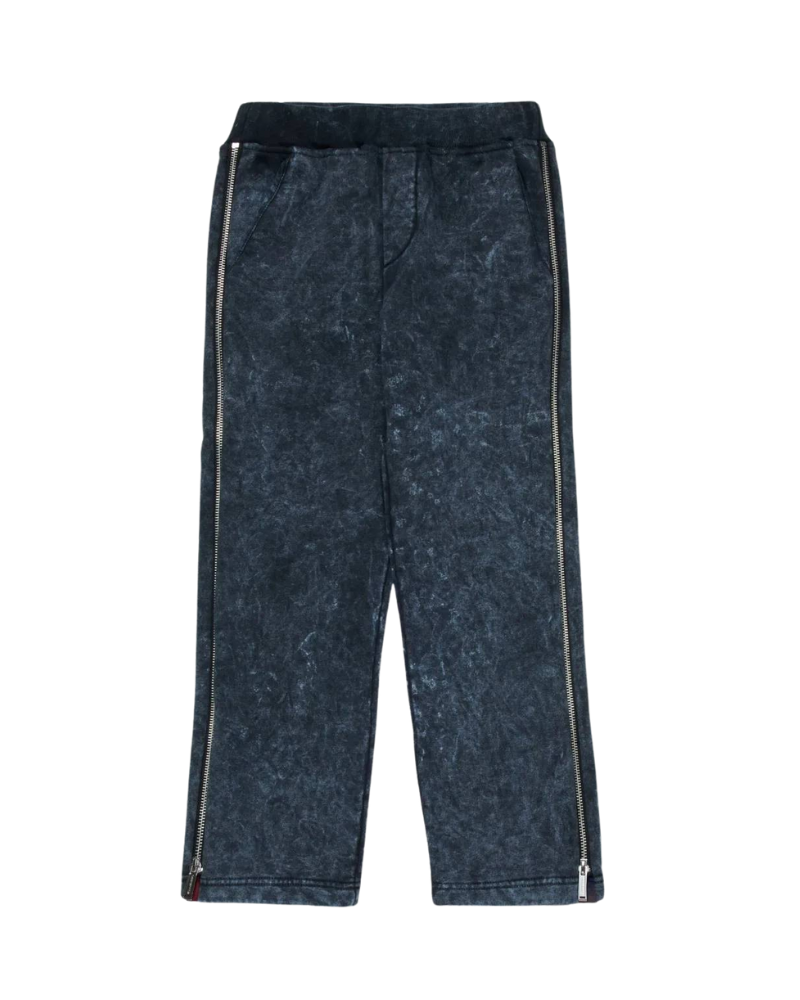 Pantalone Dsquared nero effetto vintsge marmorizzato DQ3028 DQ900 Dsquared 