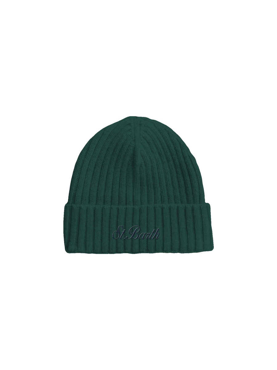 Cappello "62" Saint Barth verde con ricamo "St. barth" WENG028 00026I MC2 SAINT BARTH 