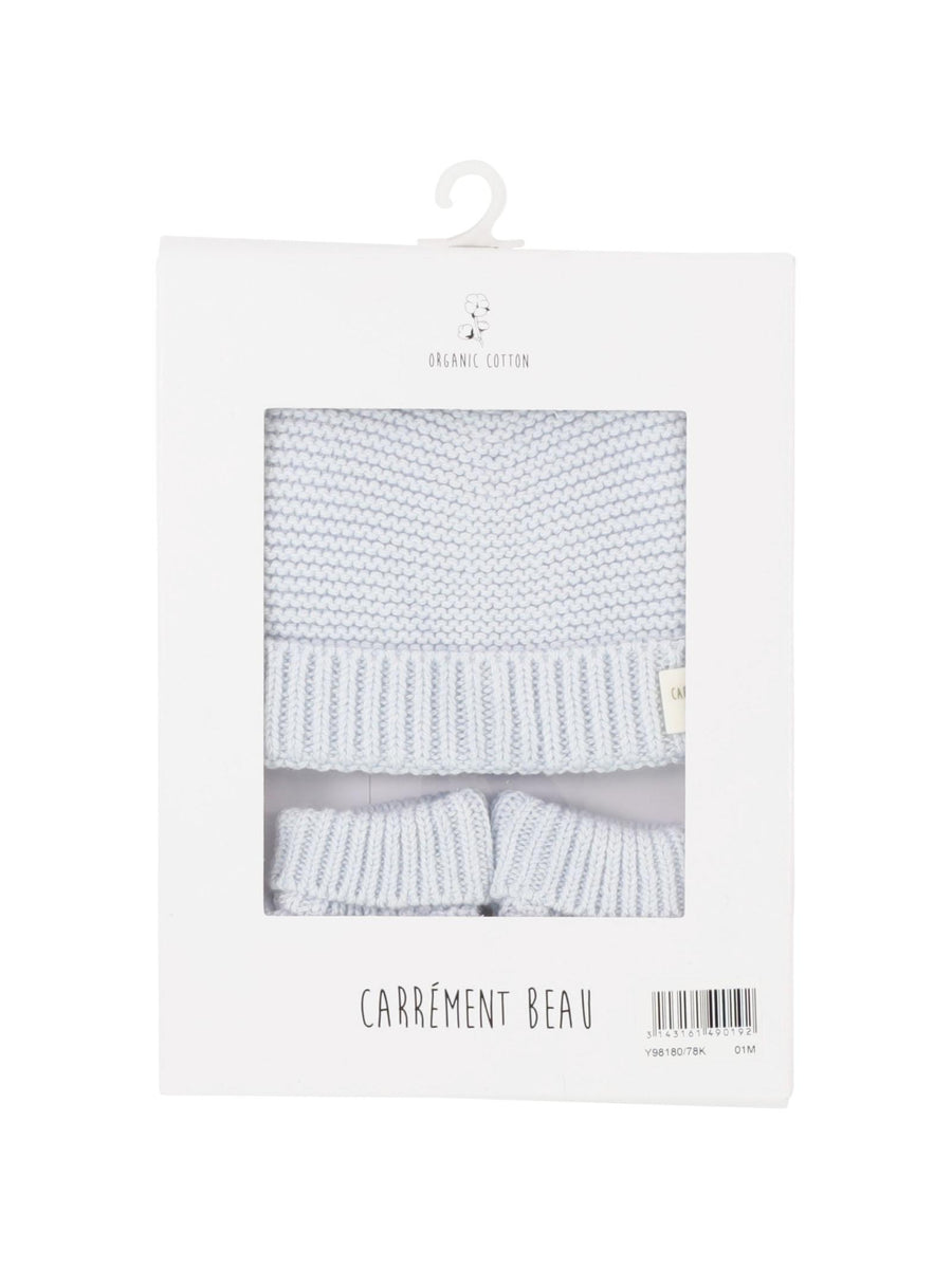 Cappello e babbucce azzurro Y98180 BLU Carrement Beau 