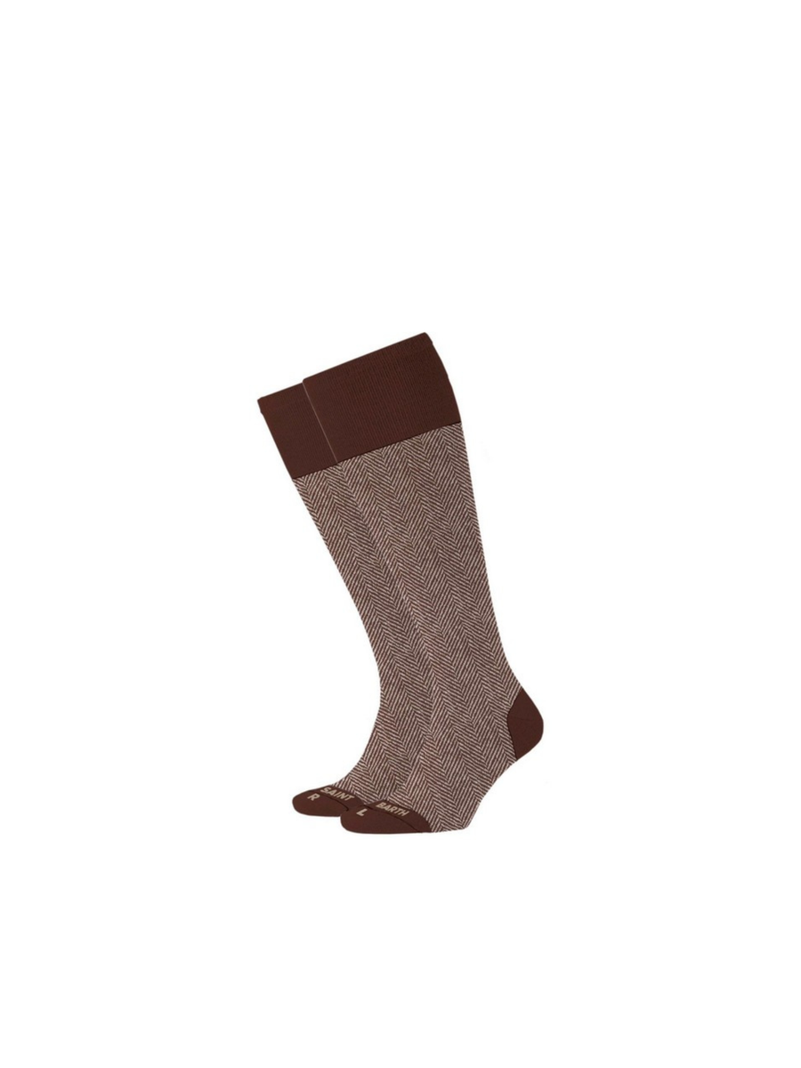 Calze "Herringbone 1118" Saint Barth marrone SOX0001 02752I MC2 SAINT BARTH 