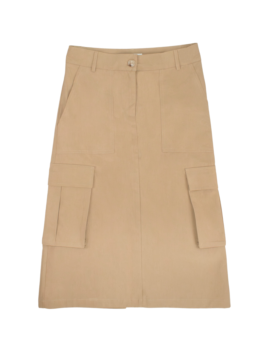 Gonna midi cargo Tobetoo biscotto 192GTFJS25 BISCOTTO Tobetoo 