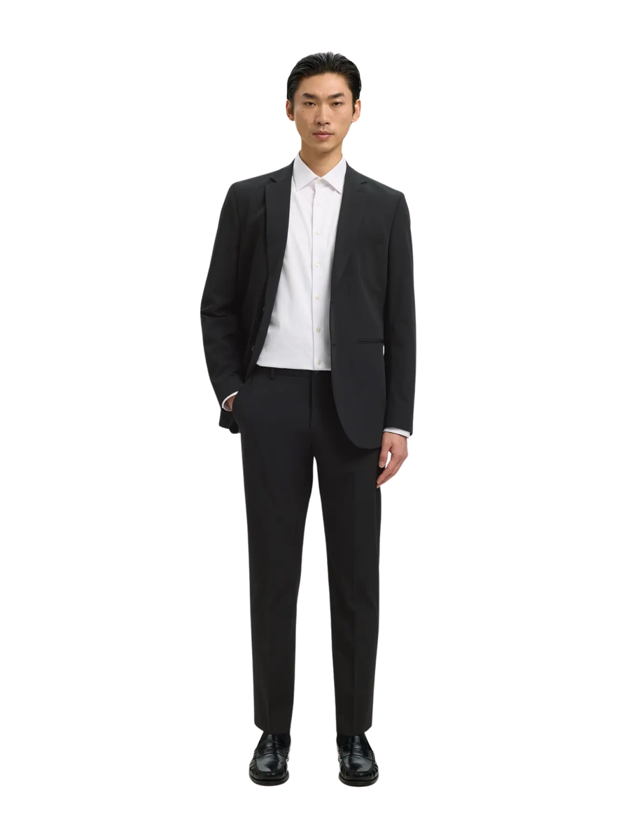 Pantalone "Liam" Selected nero 16087825 BACK Selected 