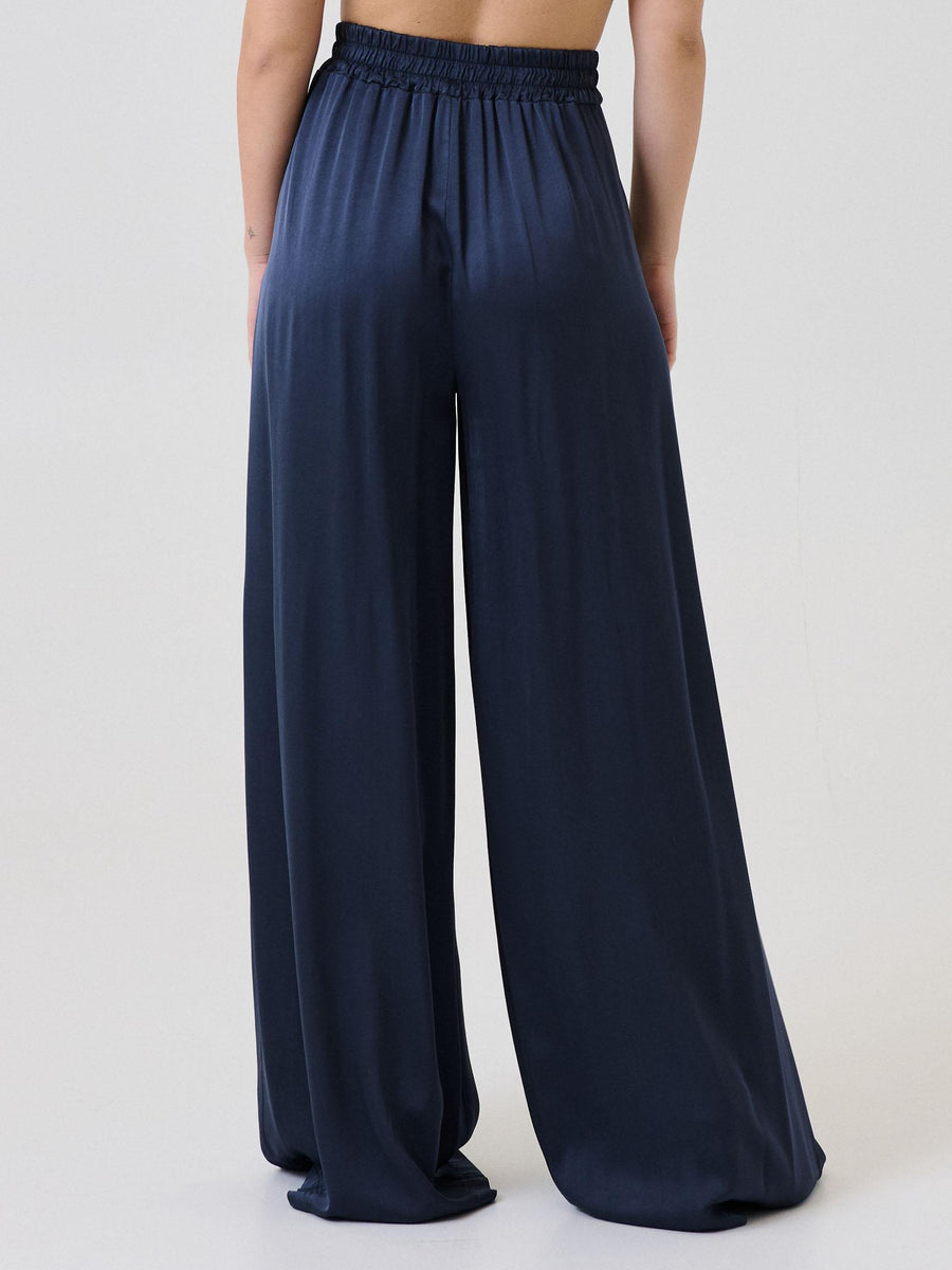 Pantalone a palazzo Armoire blu indaco C827P22R INK Armoire 