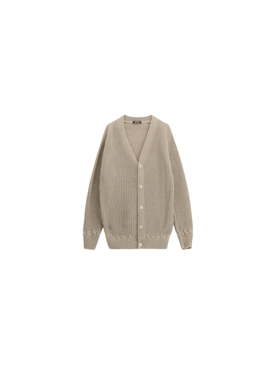 Cardigan a maglia inglese Imperial beige M81411186 BEIGE Imperial 
