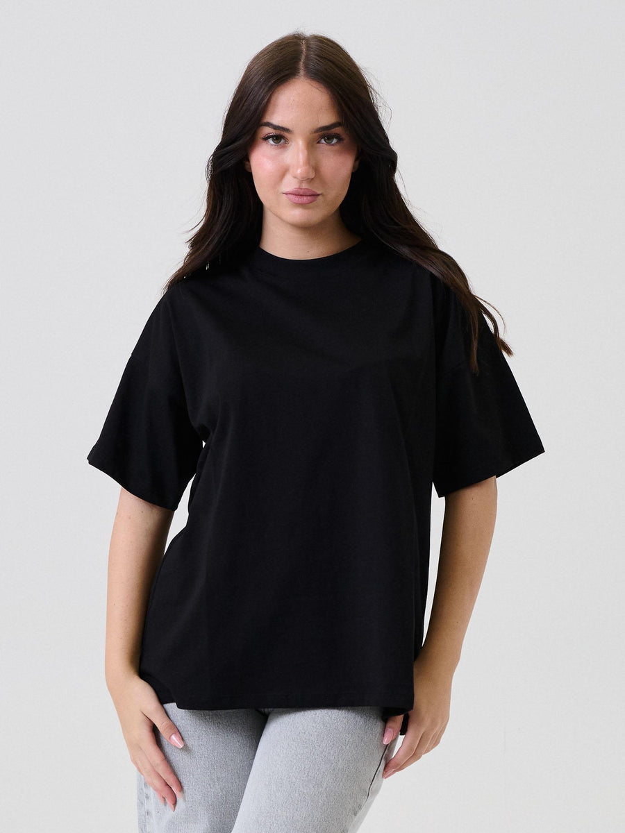 T-Shirt oversize Vicolo nera UF0064 NERO Vicolo 