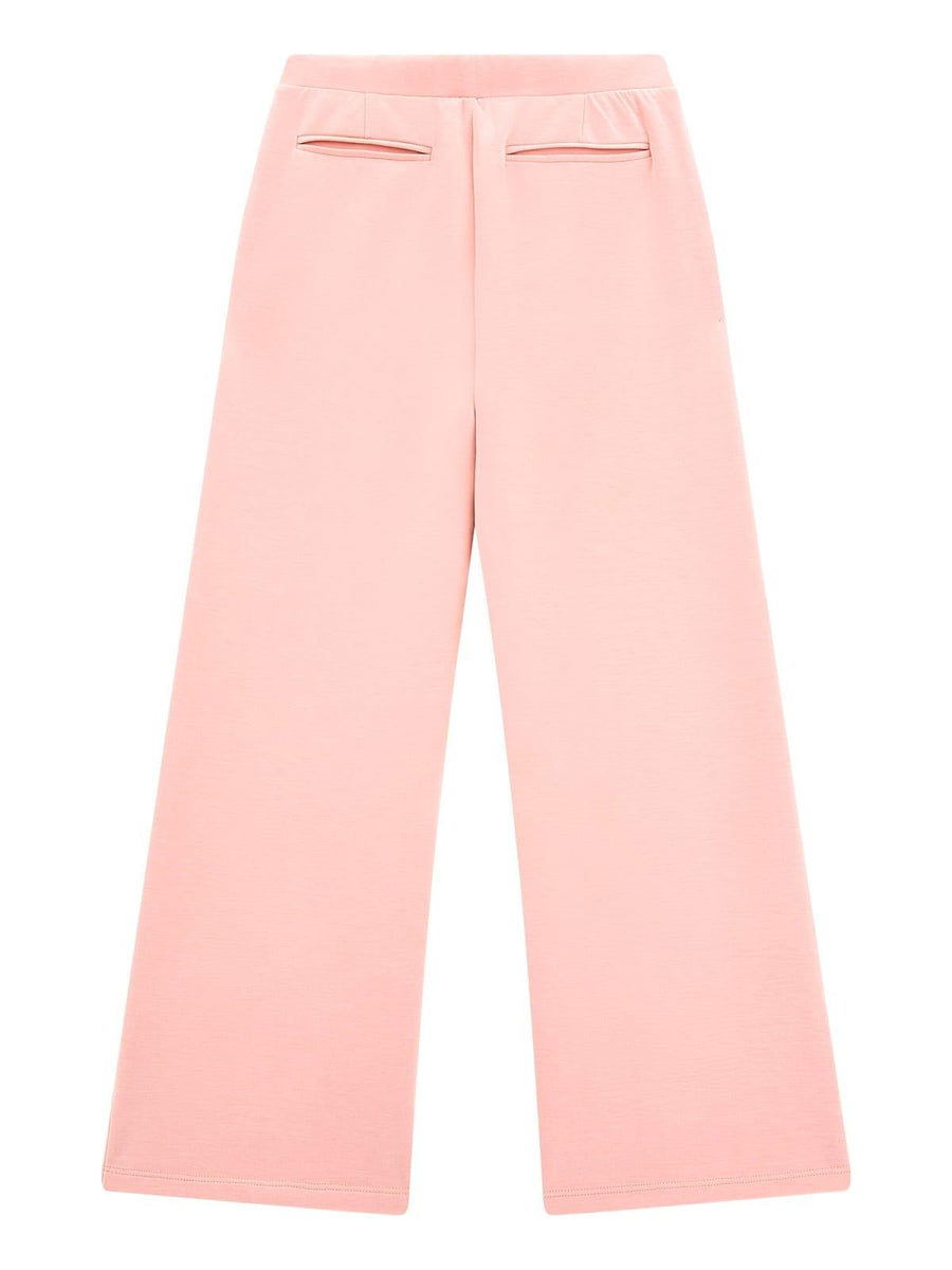 Pantaloni a palazzo Guess in tessuto rosa e placca logo J4YB11KCAY2 G6J6 Guess 