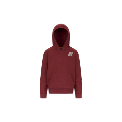 Felpa "P. Berniel fp k Sponge" K-Way bordeaux K41325W WNN K-WAY 
