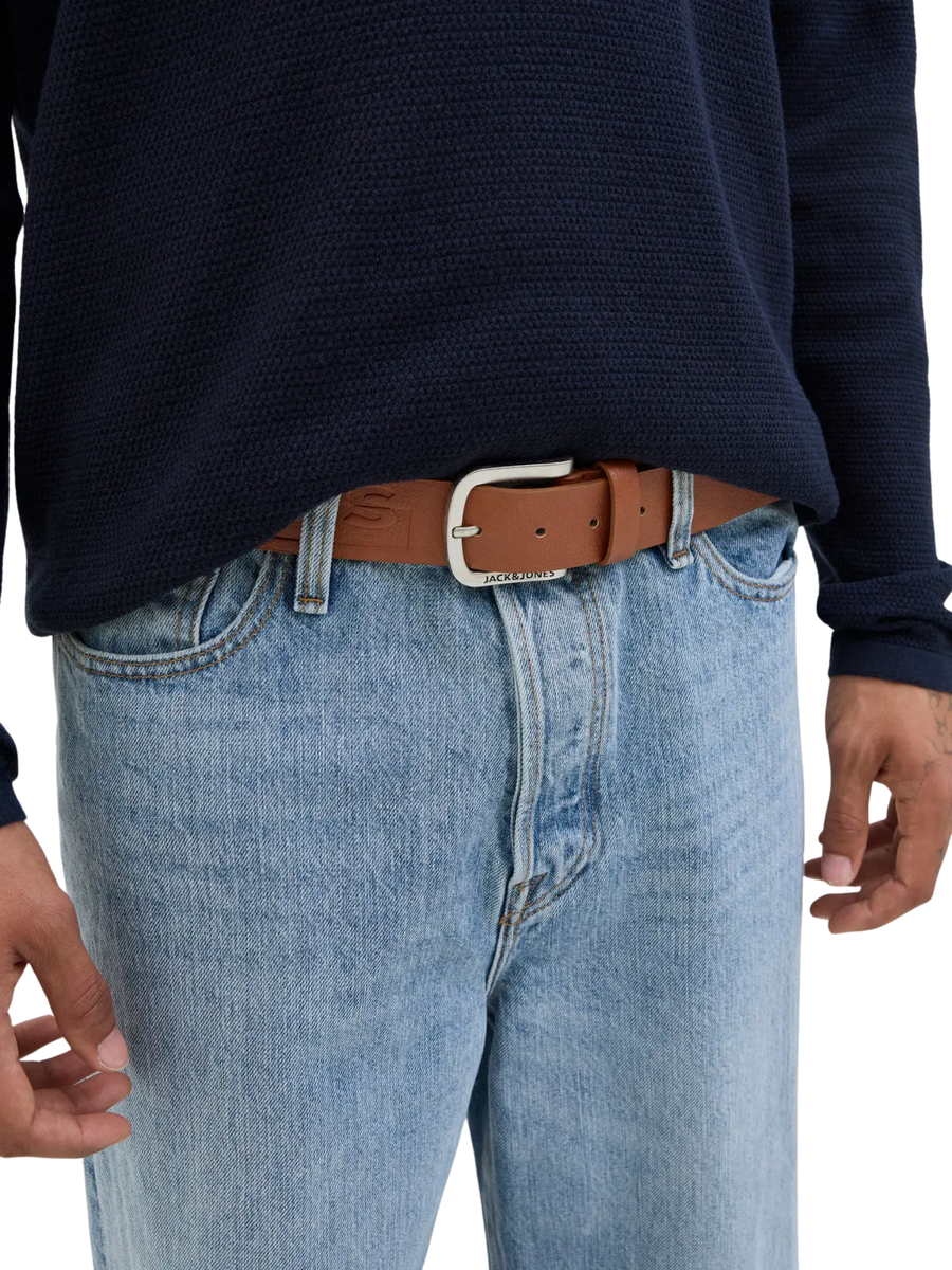 Cintura Jack & Jones cognac 12120697 Cognac Jack & Jones 