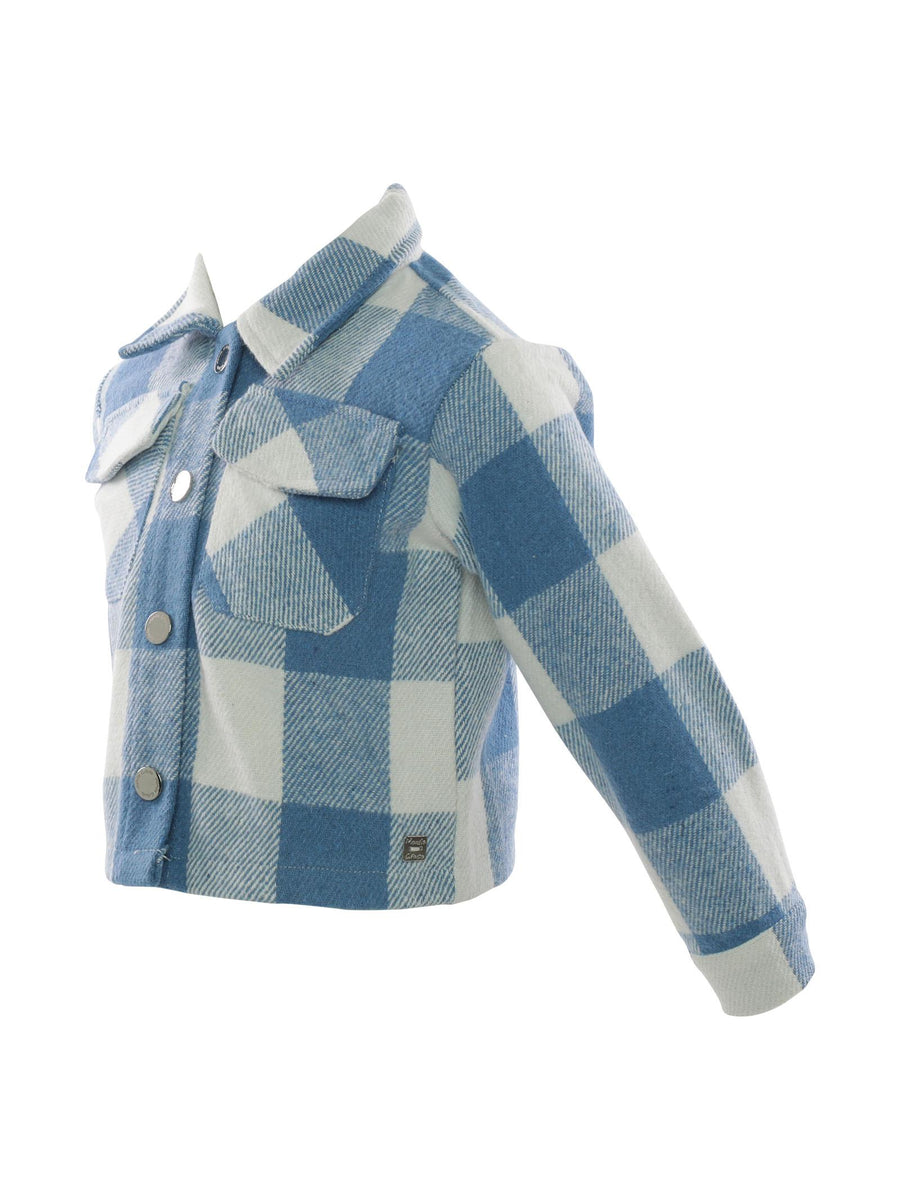 Maxi camicia a quadri MGB1901 POL Manila Grace 