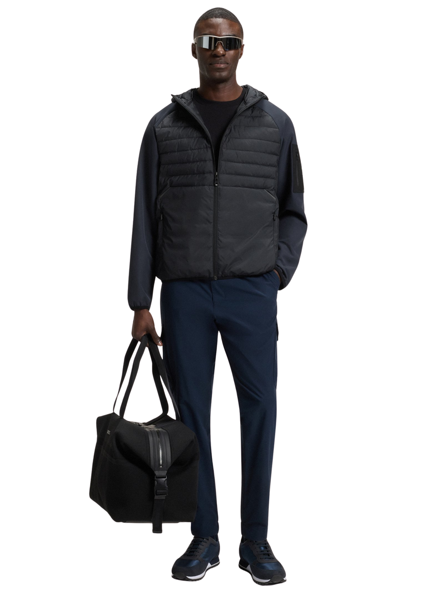 Giubbino Boss blu navy con inserti trapuntati 50541032 402 Boss 