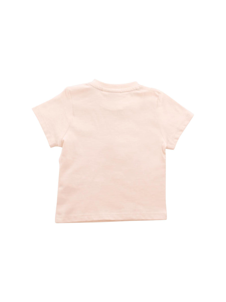 T-Shirt Boss beige chiaro con logo contornato J52107 21C Boss 