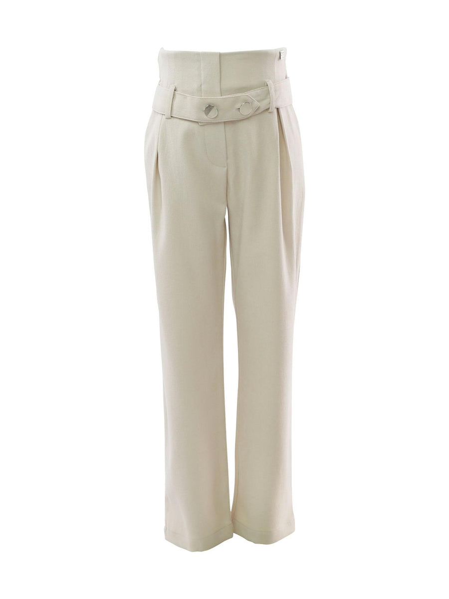 Pantalone burro vita alta MG1700 BUR Manila Grace 