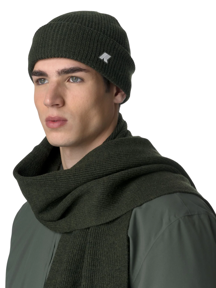 Cappello "Brice Stitch Wool" K.-Way verde K2132HW AZ4 K-WAY 