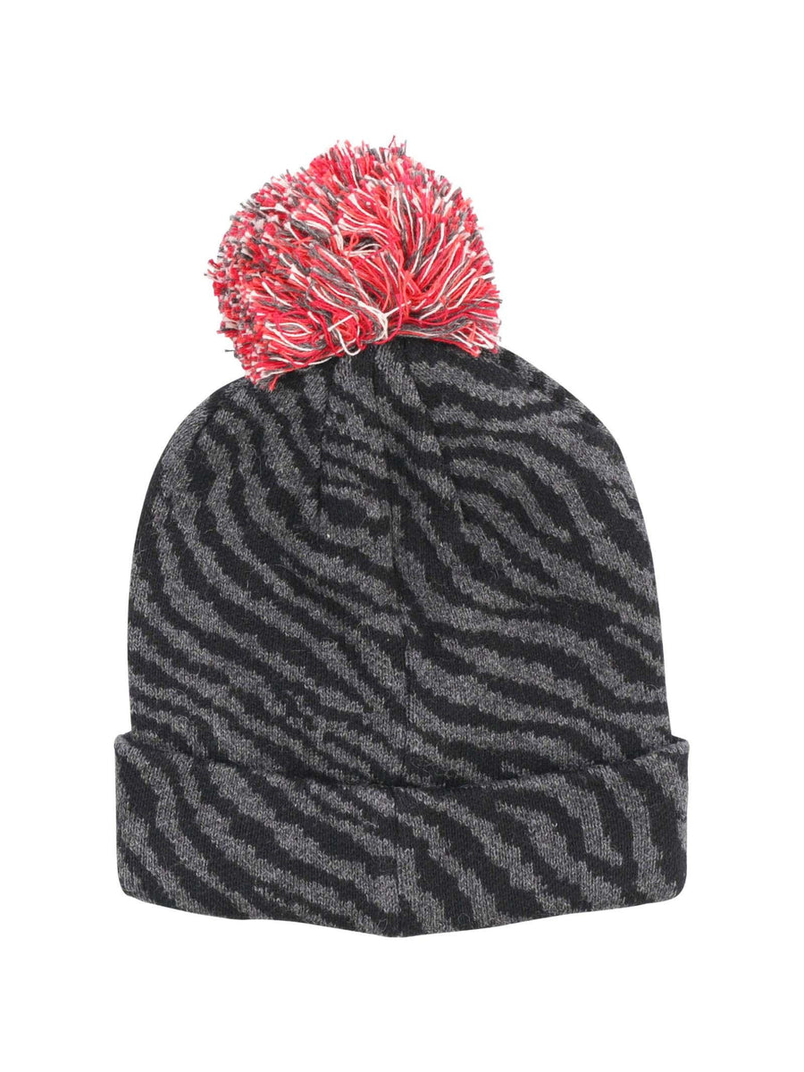 Cappello cuffia nero zebrato K51010 49F Kenzo 