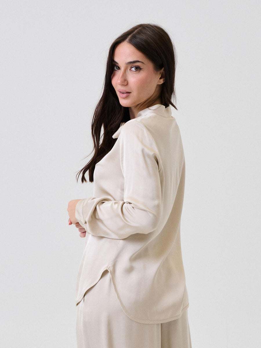 Camicia con fusciacca Armoire beige C973B22R LANA Armoire 