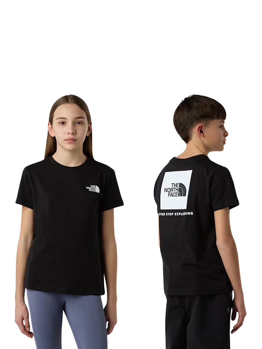 T-Shirt "Box NSE" The North Face nera con maxi logo posteriore NF0A8EFN JK31 The North Face 