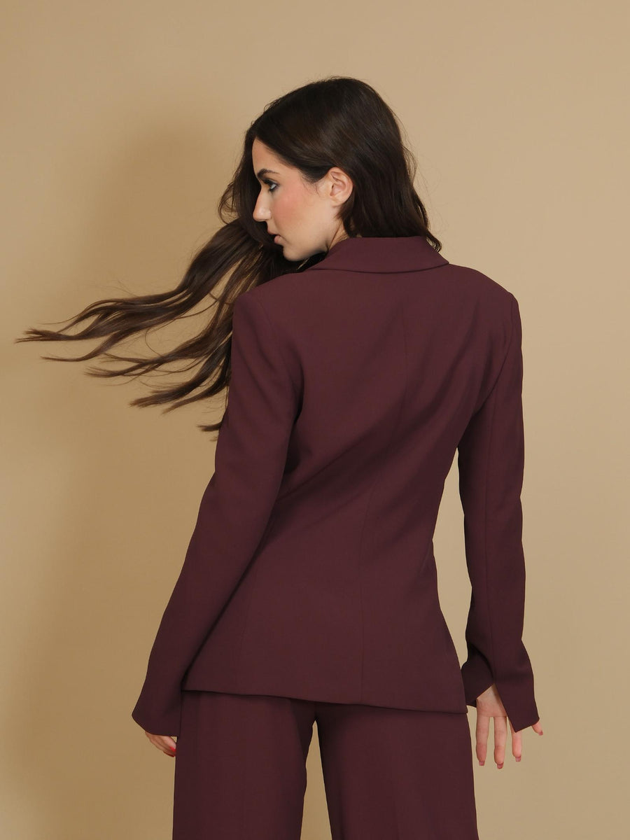 Blazer Imperial melanzana con aperture laterali JAQ8IJX MELANZANA Imperial 