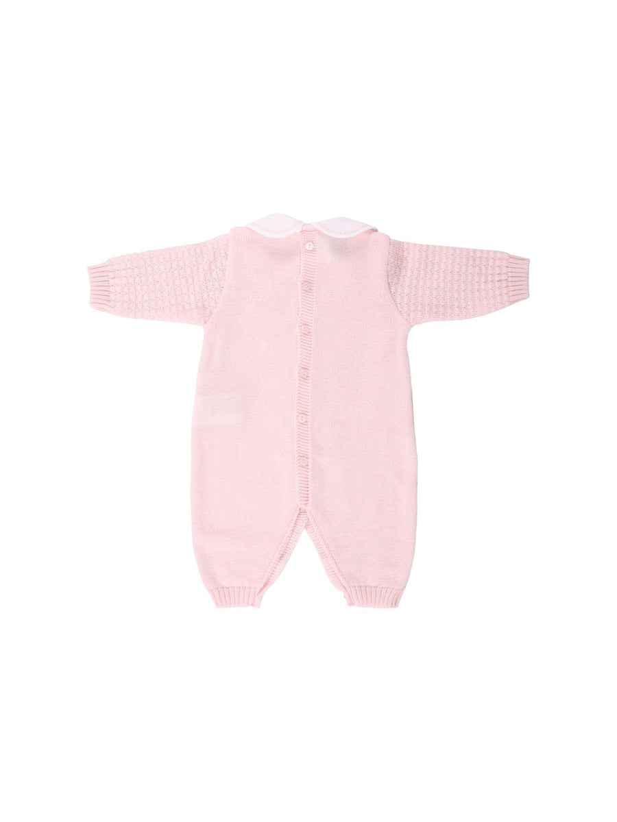 Tutina con ricami rosa chiaro IG1110 C3 Marlù 