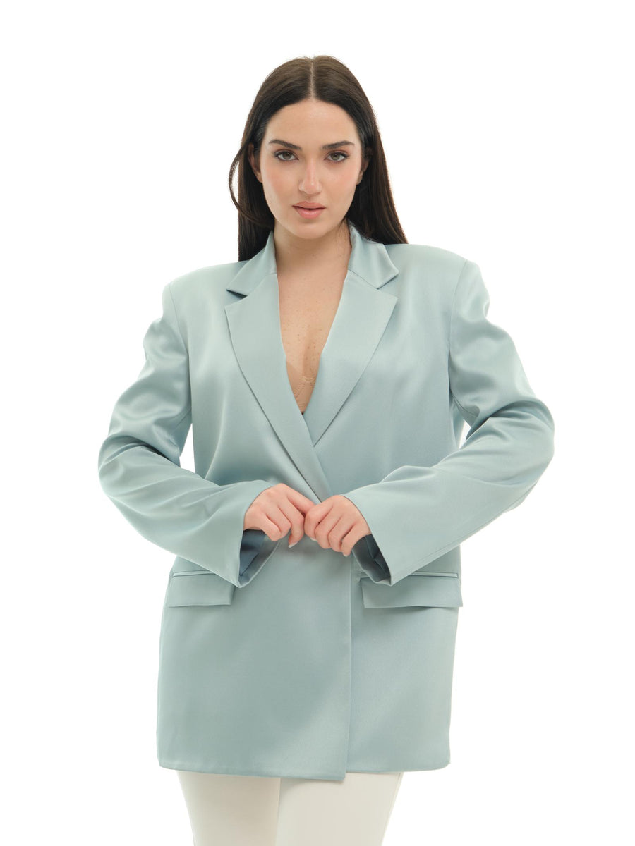 Blazer doppiopetto Silence Limited verde acqua GI5012 ACQUA Silence Limited 