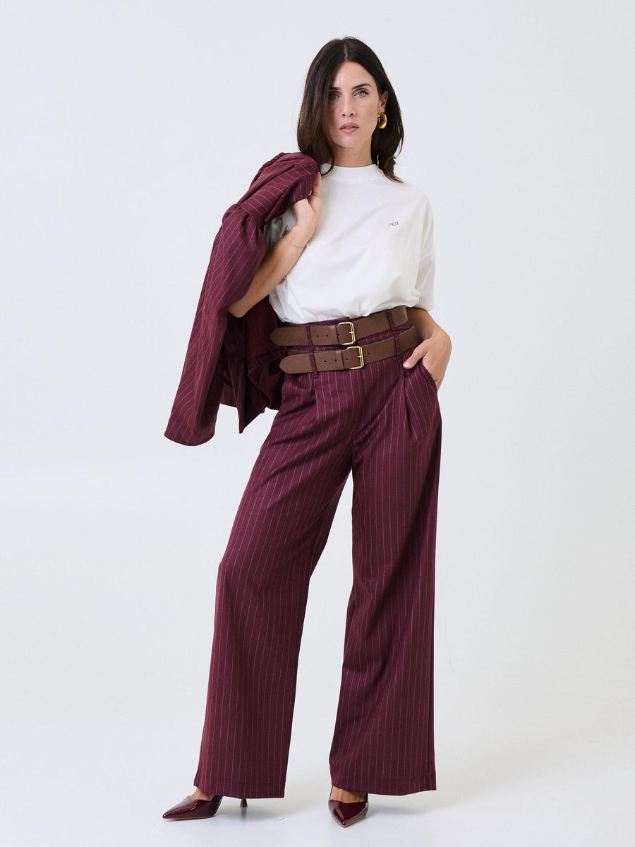 T-Shirt oversize Vicolo bianca con logo "vlc" RF0198 PANNA Vicolo 