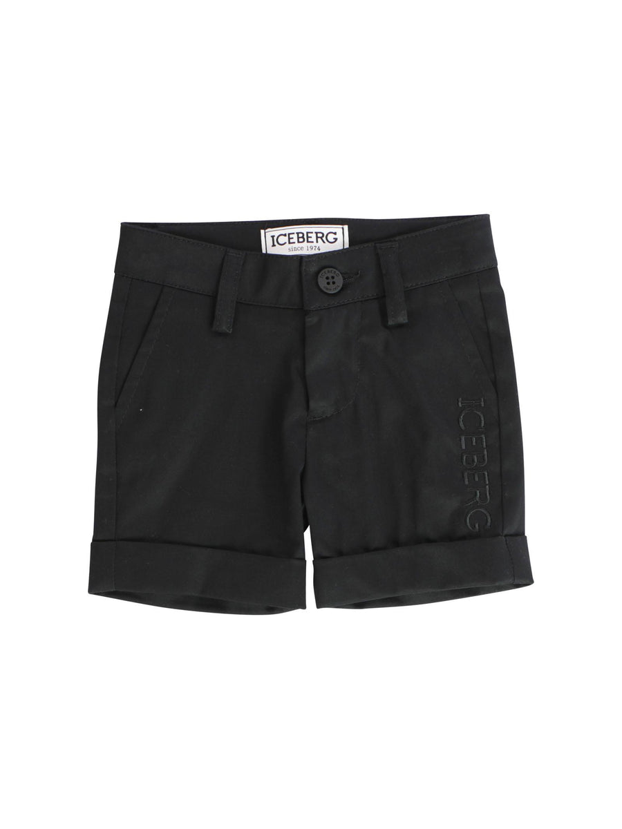 Bermuda neri in cotone BMICE4109B NERO Iceberg 