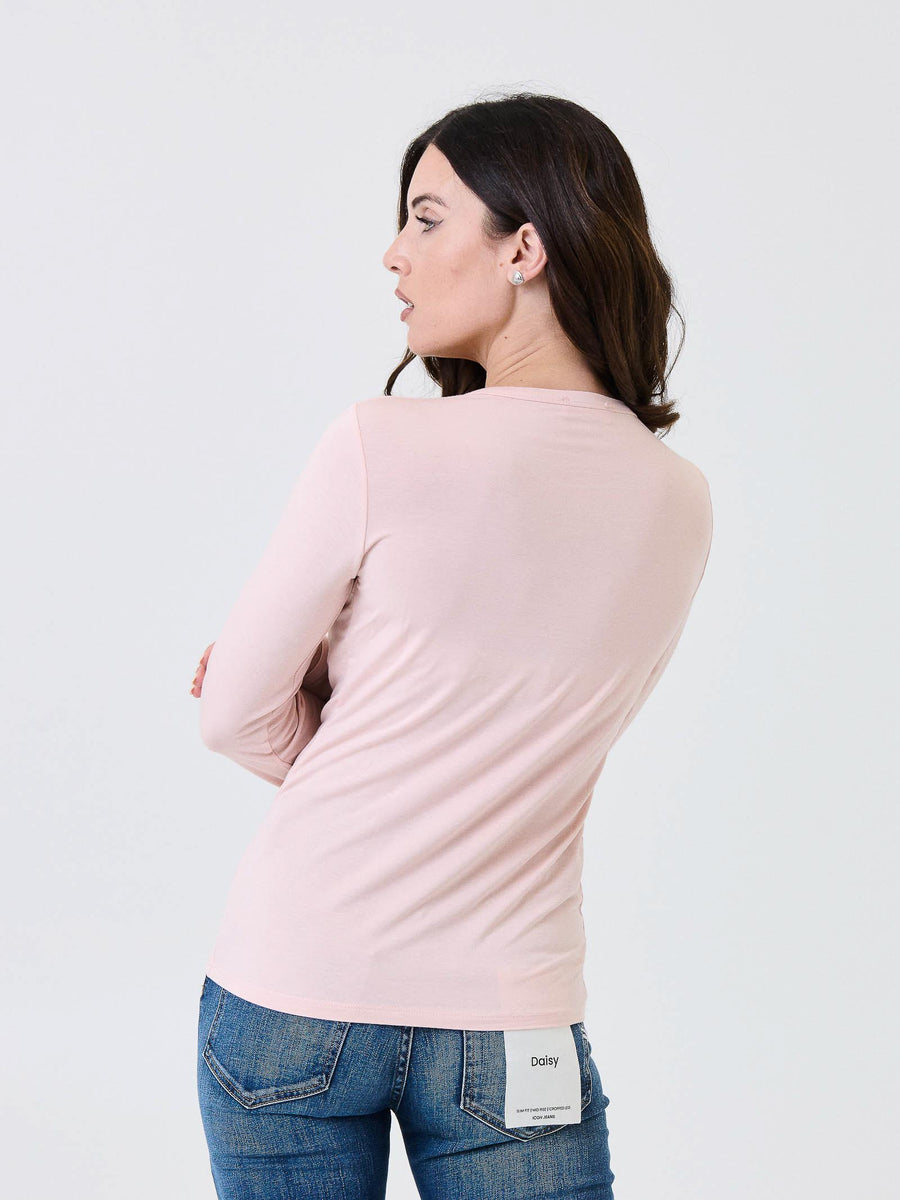 Maglia a maniche lunghe Kontatto rosa MR5004C ROSA kontatto 