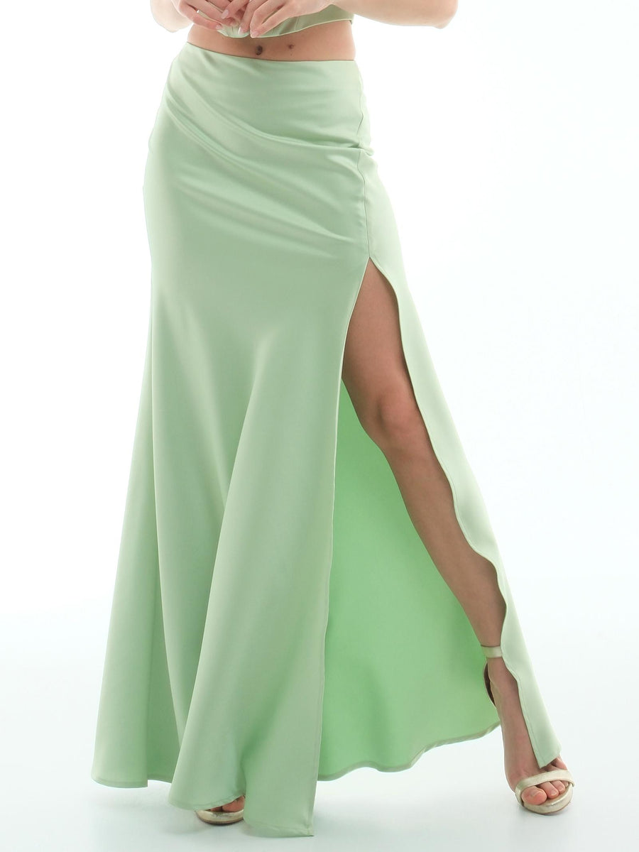 Gonna "siln skirt" Silence Limited verde salvia GO331 SALVIA Silence Limited 