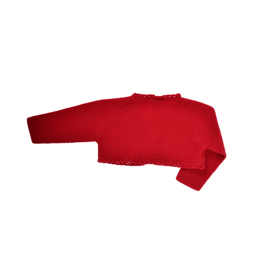 Cardigan rosso con bottone Paz Rodriguez 001-31071 52 Paz Rodriguez 