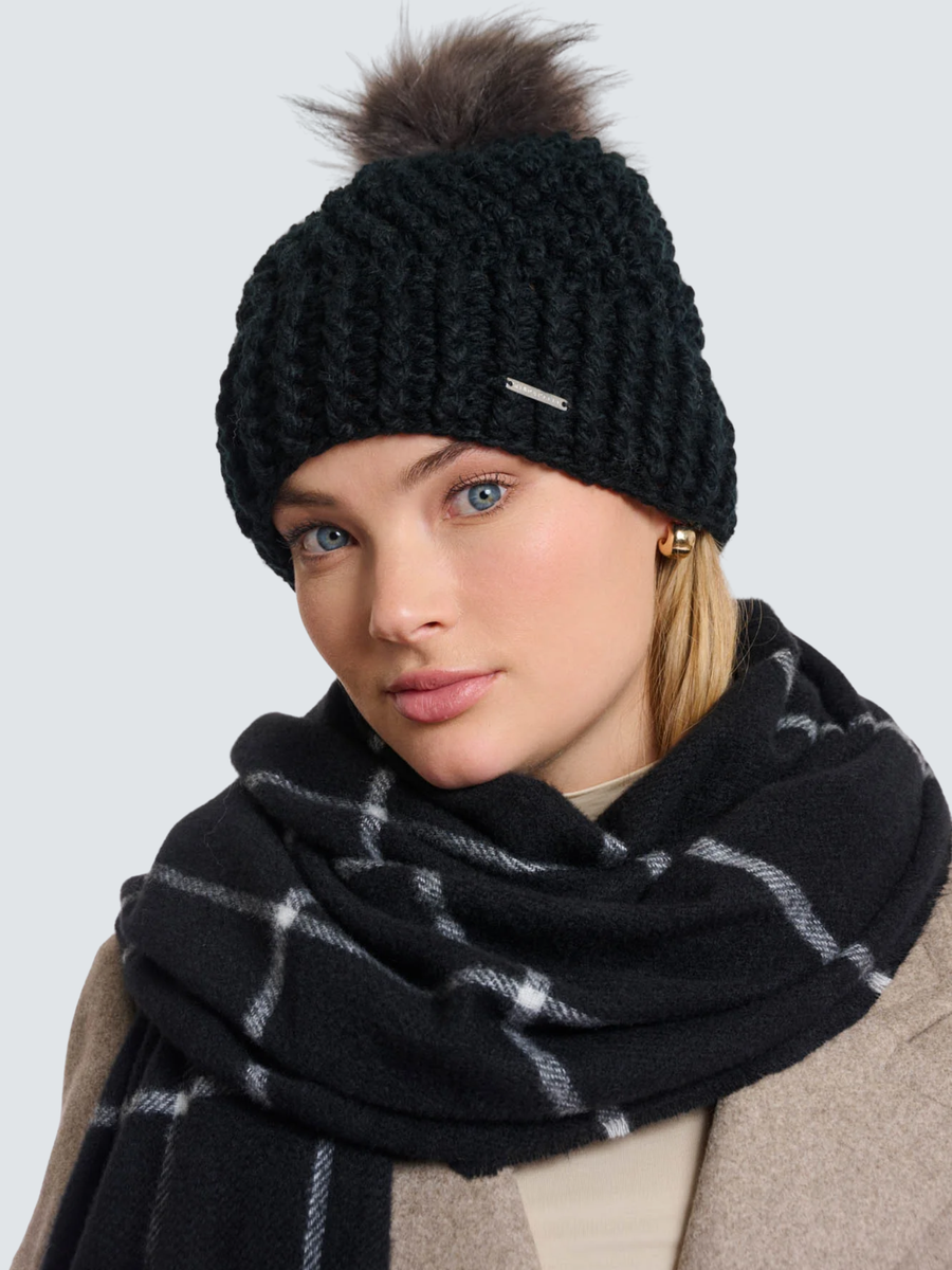 Cappello "Kevina beanie" Rino & Pelle nero Kevina.7002512 Black Rino & Pelle 