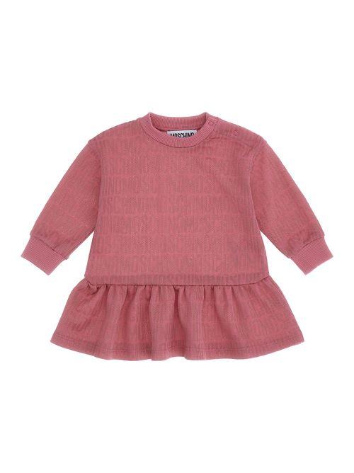 Abitino all over logo lettering tono su tono MDV0BDM0J03 86197 Moschino 