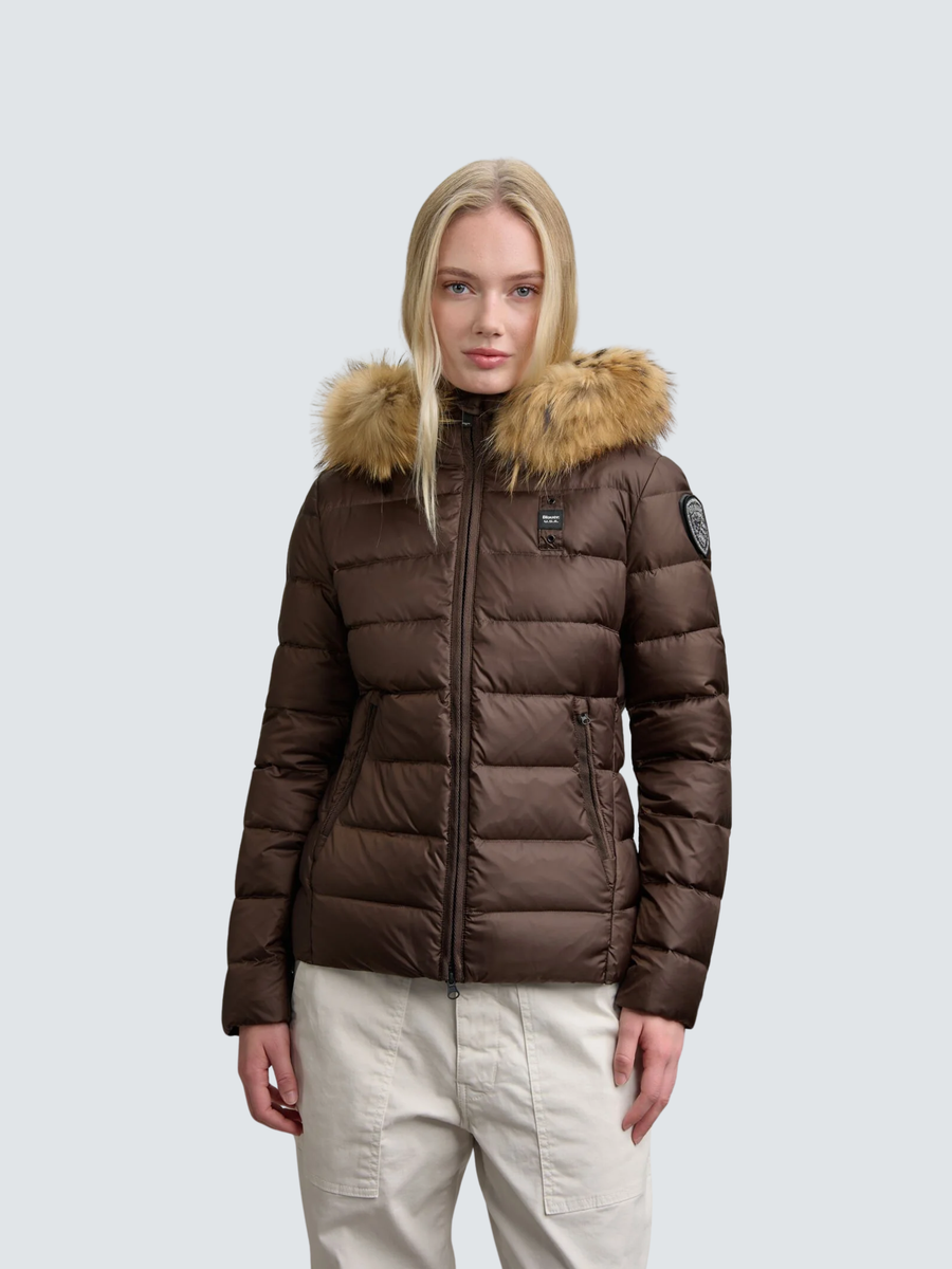 Giubbino a righe "Arcadia" Blauer marrone BLDC03099 365EI Blauer 