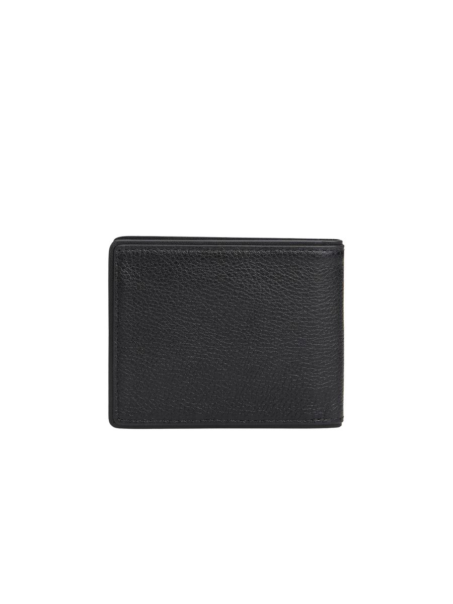 Portafogli bifold Corporate Tommy Hilfiger nero in pelle AM0AM13739 BDS Tommy Hilfiger 