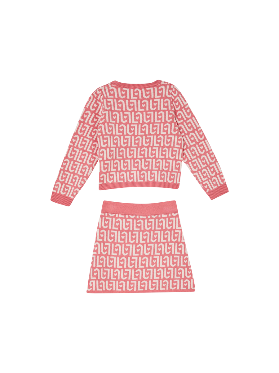 Completo Pinko rosa con logo all over KF5094 M9988 Liu Jo 