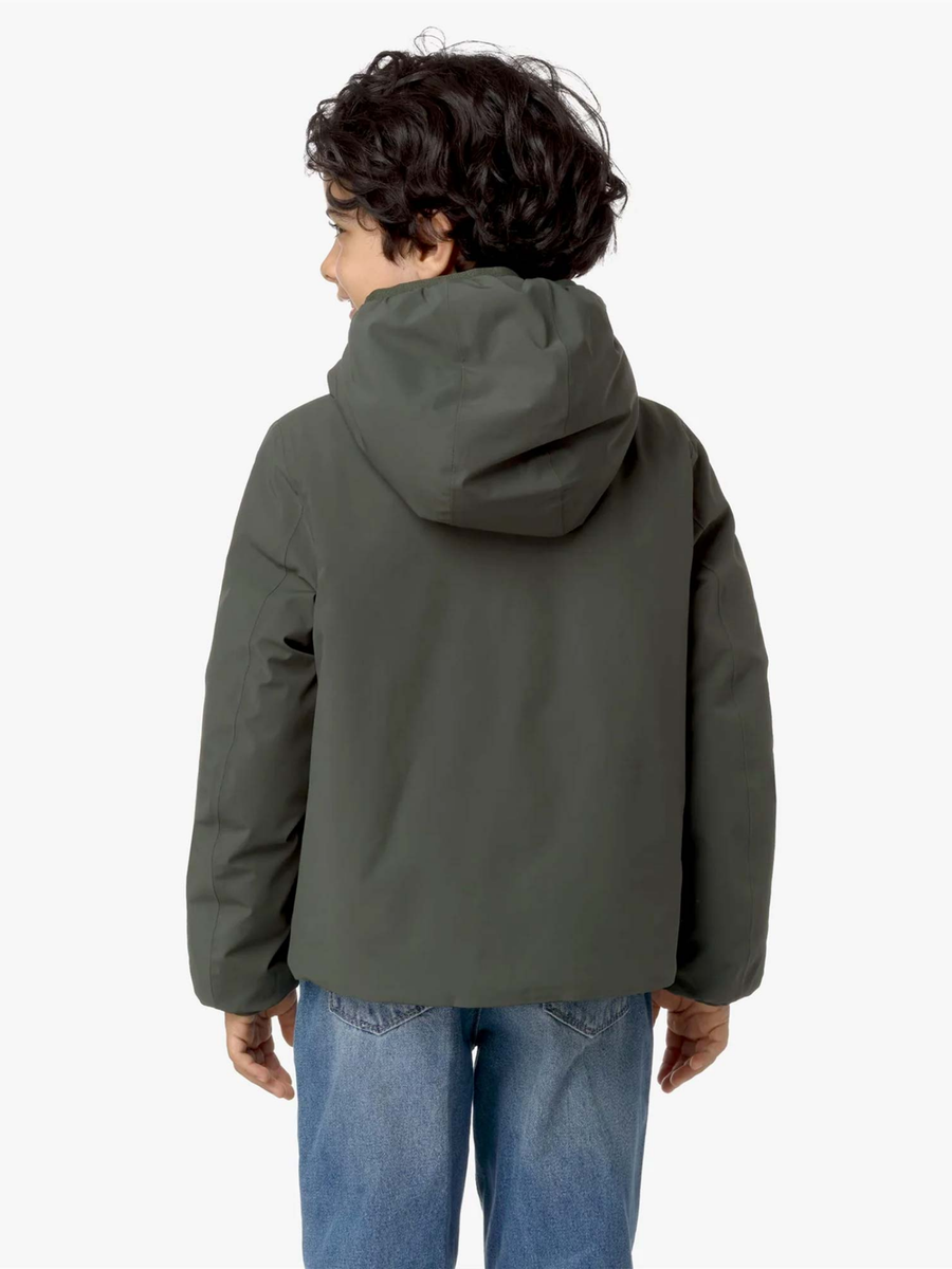 Giubbino "Jack st warm double" K-Way verde K71337W AGQ K-WAY 