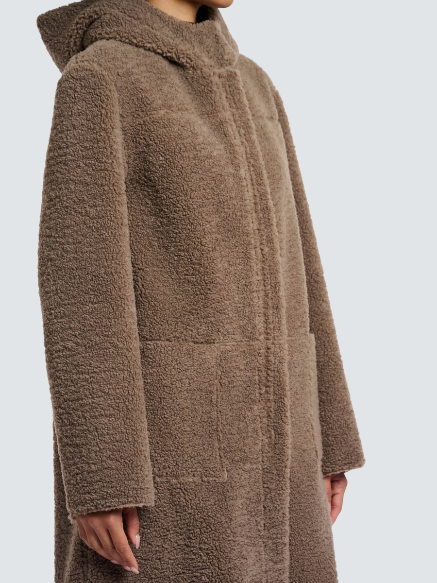 Cappotto "Reversible coat" Rino & Pelle marrone Alina.7002511 Toffee Rino & Pelle 