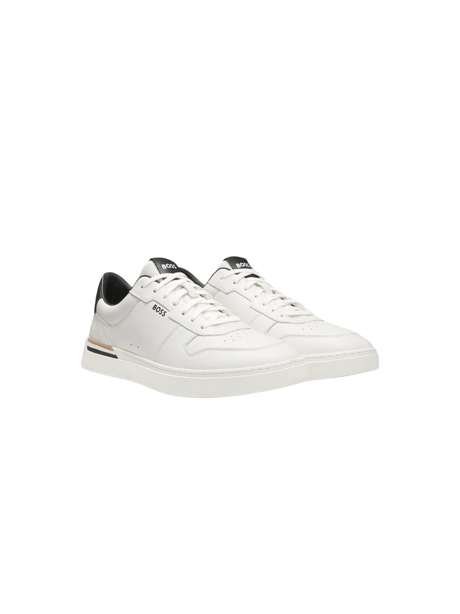 Sneakers Boss bianche con dettagli a contrasto 50542538 140 Boss 