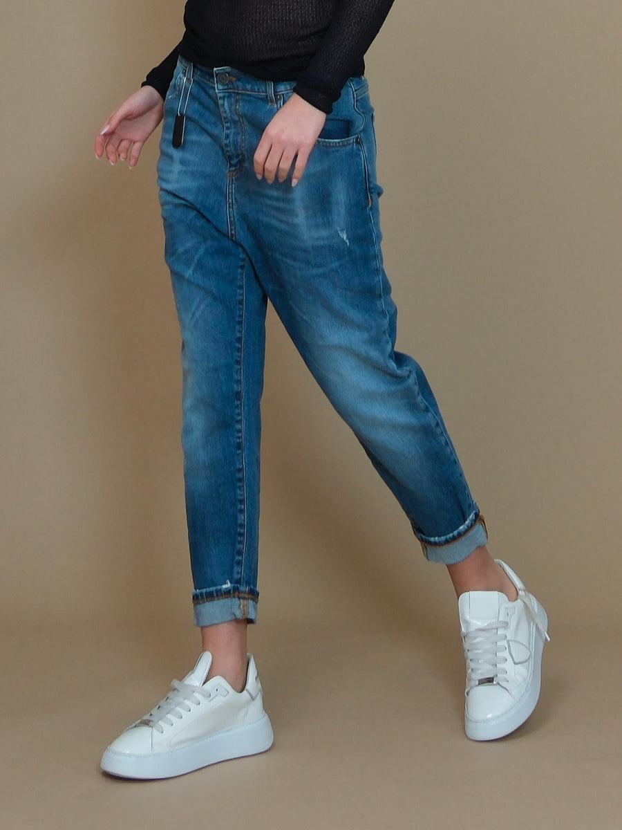 Jeans baggy Patriòt blu in denim PJM20 DNM Patriot 