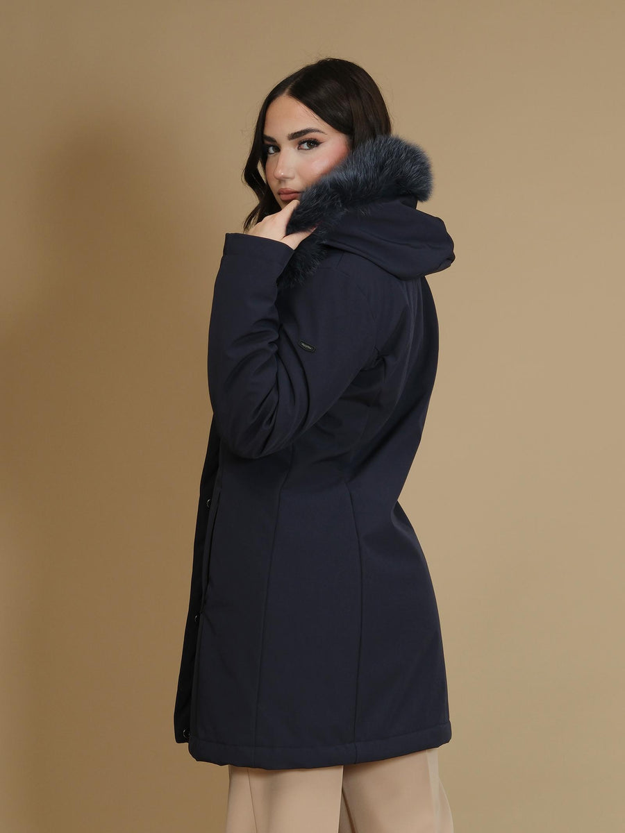 Parka con cappuccio Refrigiwear blu navy W99108XT2429 F03700 Refrigiwear 