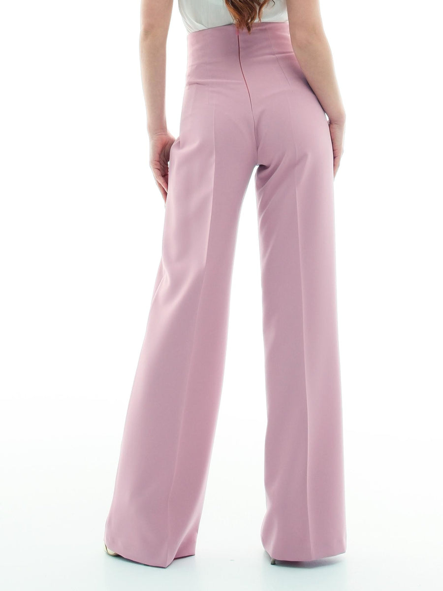 Pantalone basic Silence Limited rosa malva a palazzo SD2025-25S NEWPINK Silence Limited 