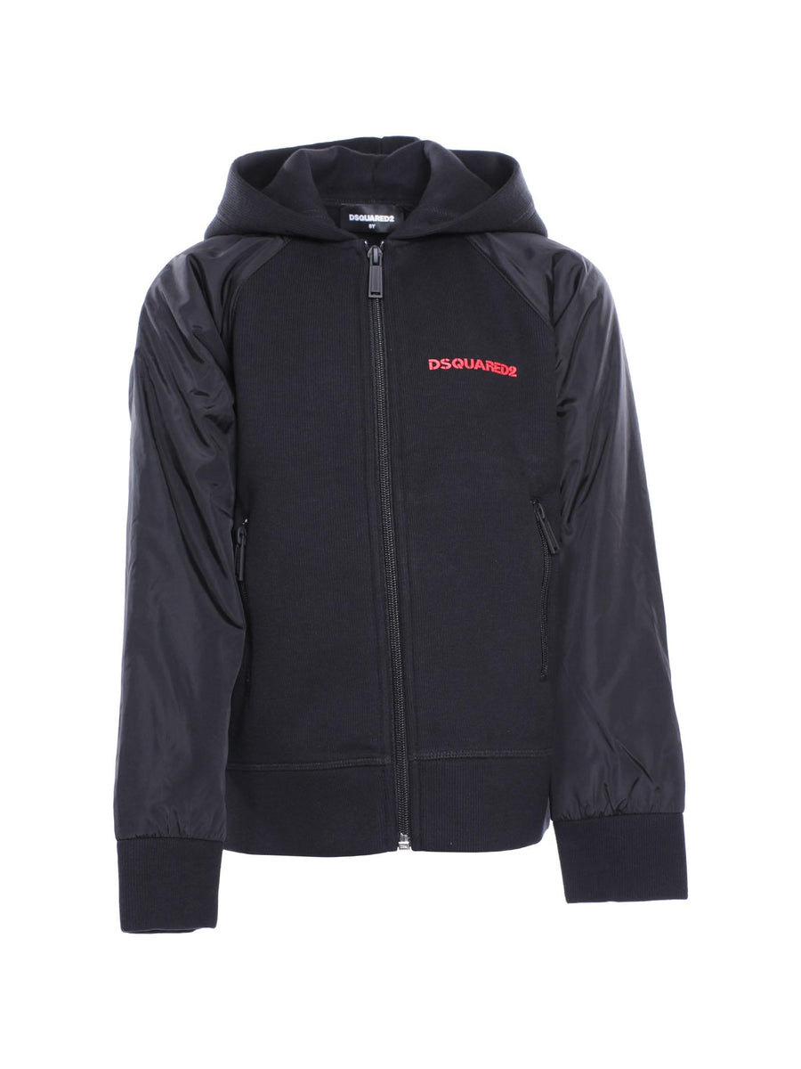 Felpa con cappuccio Dsquared nera DQ2461D0A9Q DQ900 Dsquared 