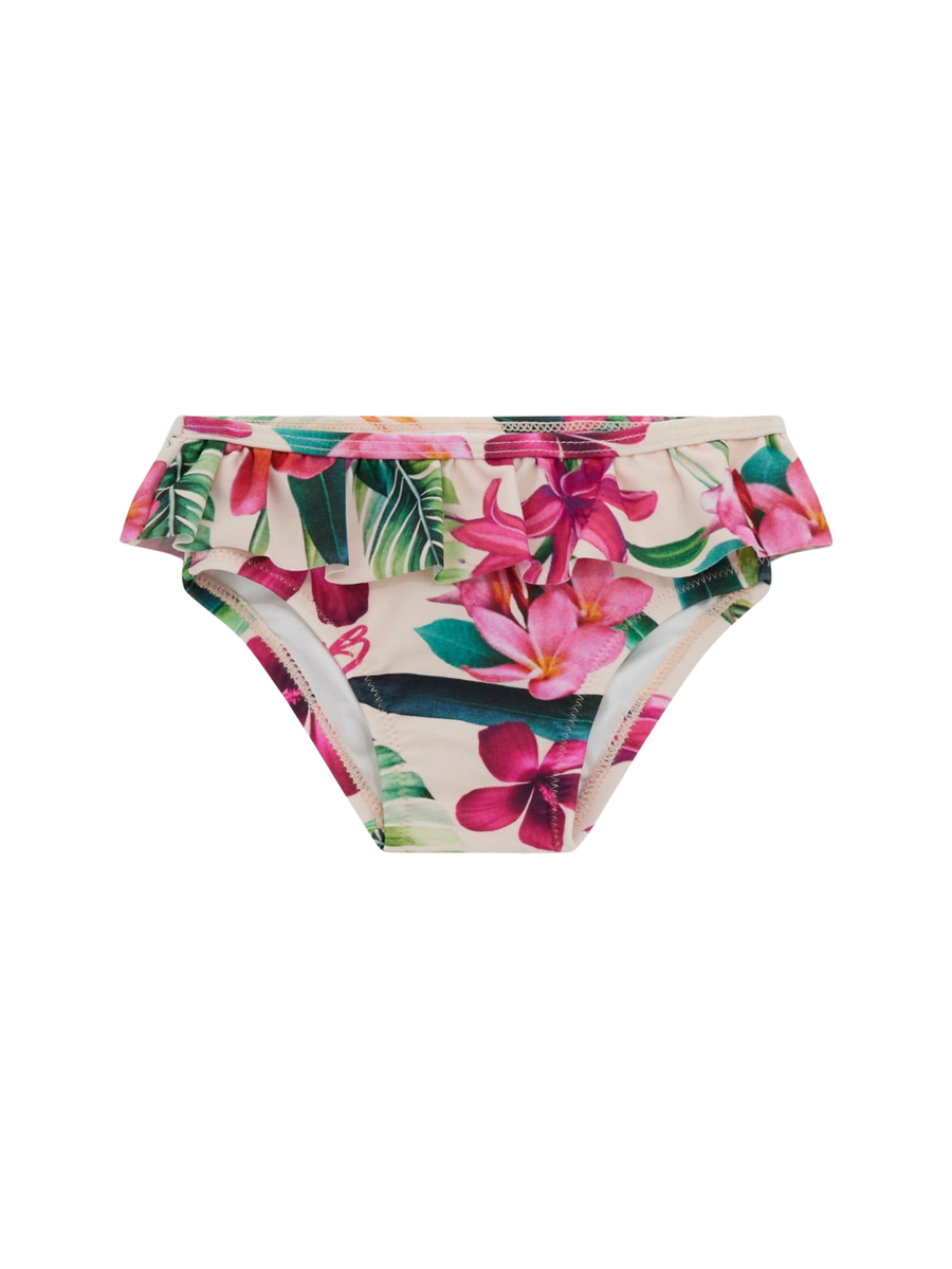 Slip bikini Guess con stampa floreale e volant A5GZ01MC052 P49Z Guess 